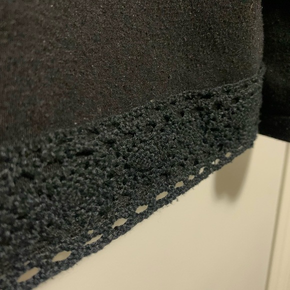 Women's black long sleeved shirt - Picture 4 of 4